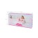 Coted for dolls with bed linen and a canopy, the collection "Diamond Princess" White