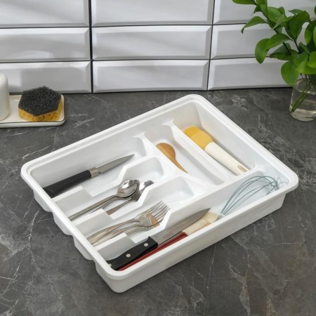 Little tray for cutlery, 2-tier, pistachio color-2