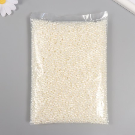 Set of beads "Pearls" d 4 mm, 250 gr, milk-2