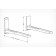 CRC for microwave HOLDER MWS-2003 metallic max. 40 kg wall -mounted fixed