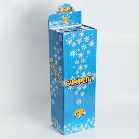 Boomfeti clap, 60 cm, snowflakes-1