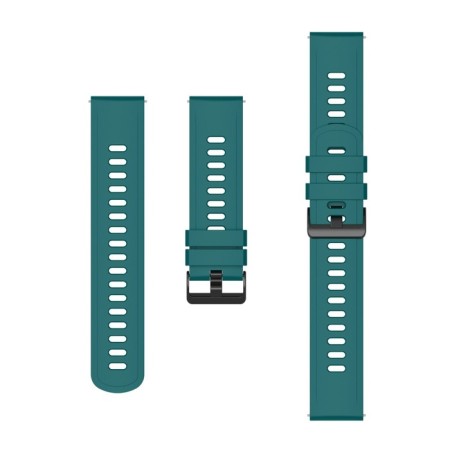 Smart hours strap, 22 mm, silicone, turquoise-2