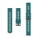 Smart hours strap, 22 mm, silicone, turquoise