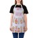 Apron kitchen with a photo print "Easter garland", adjustable, size OS