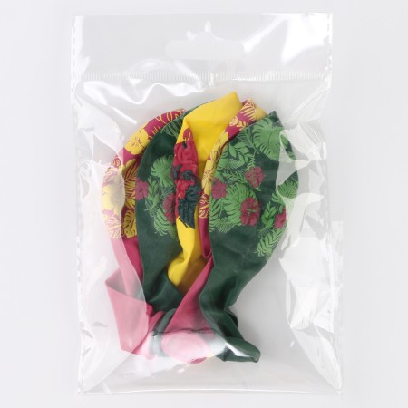 Shar Latex 12 "Assorted," Hawaiian party "set of 5 pcs.-1