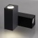 Bra WL38 BK, GU10, 2x35W, black, 16x6.8x7.8 cm