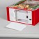LED figure "Package with Santa Claus" 15 × 23 × 7 cm, plastic, AAX3 batteries (not in the kit), USB, glow warm white