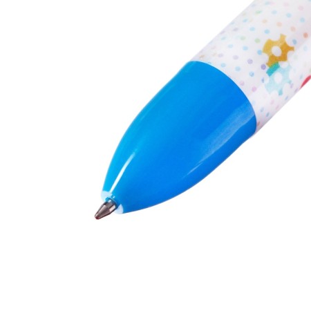 Multi-color ballpoint pen Calligrata "Dragon" automatic, 6-colored, gift, blue-1