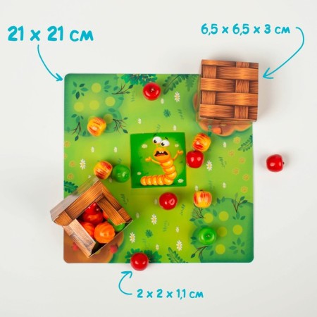 Board developing game "Funny Garden", sorting-3
