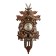Wall watches with a cuckoo "House in the Forest", a smooth move, 24 × 11.6 × 5 cm