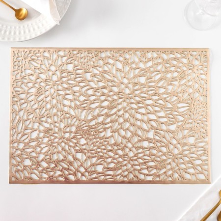 Set of serving napkins on the table "Astra", 45 × 30 cm, 4 pcs, color gold-4