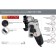 Corner grinder of Ushm-125/1100E, 1100 W, disk d = 125 mm, landing d = 22.2 mm,
