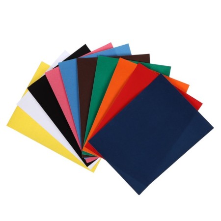 A set of velvet paper A5, 10 sheets, 10 colors, density 110g/m2-2