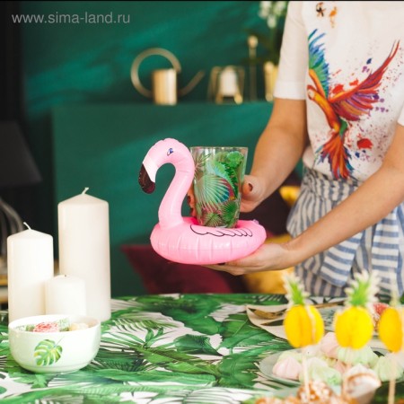 Flamingo inflatable toy, 18 cm-8