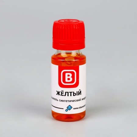 Synthetic dye, liquid, 15 g, yellow
