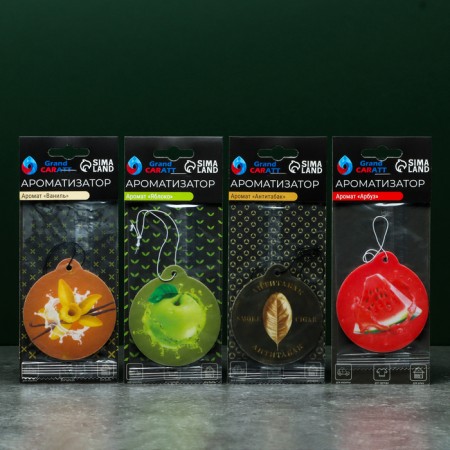 Grand Caratt flavors, 4 pcs: watermelon, apple, vanilla, anti -bacon-1