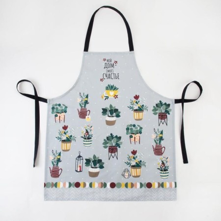 Apron "Ethel" Hygge 60*70 cm, 100% cotton, sarzha 190 g/m2-3