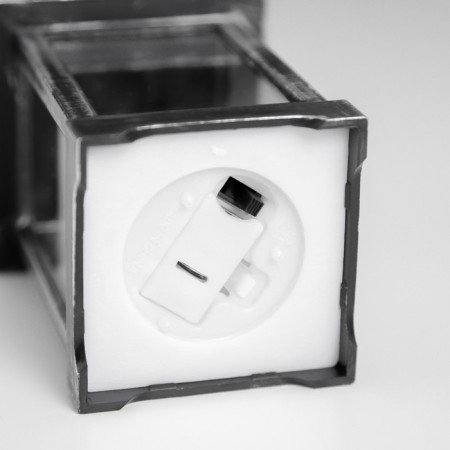 Nightlight "Light Small" LED from batteries 3xlr44 black-silver 6x6x13 cm-5