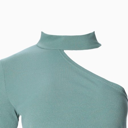 Female jumper, olive color, size 42-8