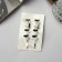 Invisibility for hair "Annabelle" (set 2 pcs) butterfly black, 6.5 cm, silver