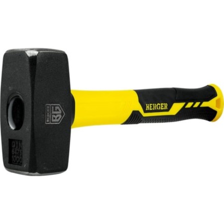 Forged sledgehammer Berger BG1516, two -component fiberlass handle, 1000 g-2