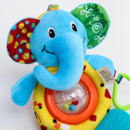 Suspension - Tiger rattle, with a teething, on a crib, stroller, crumb I-11