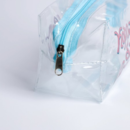Cosmetic bag from the transparent PVC "Queen", 14x8 cm-1