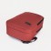 A backpack with a zipper, "saxi", outer pocket, red color