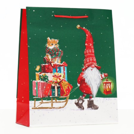 Gift package "Gifts on a sleigh", 26 x 32 x 12 cm-1