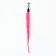 Toiner-toy for cats "snake", with a bell, pink