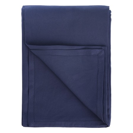 Cotton tablecloth dark blue in color Essential, size 170x250 cm-3
