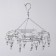 Torleta Trading, 20 clothespins, d = 36 cm, color chromium