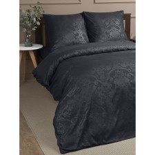 Bed Lucky Euro Amore Mio, size 200x210 cm, 200x215 cm, 70x70 cm - 2 pcs, black color