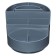 Organizer stand for the Erichkrause Mini Burger, Classic office, rotating, gray