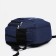 A backpack with a zipper, 2 external pockets, blue color