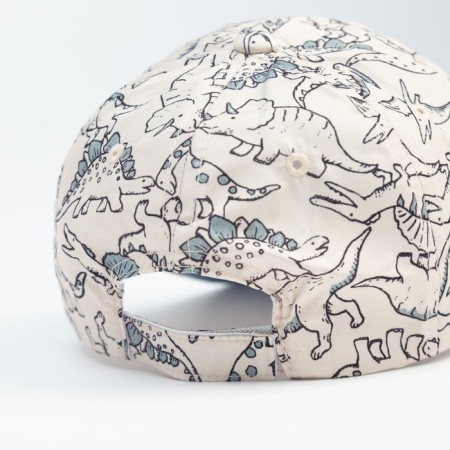 Baby's cap "dinosaurics" minku beige color, river 50-1