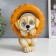 Souvenir Polystone Light "Pyosik caught on the wheel" from the solar battery 19.5x11x13.5 cm