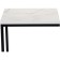 Coffee table Hercules Onyx metal, black 30x34x62 cm