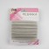 Decorative elastic band, 17 mm, 10 ± 1 m, light gray color