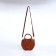 Bag Women's Cross-Bodi with a zipper, brown color