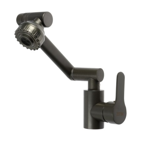 Zein Z3746 kitchen mixer, one -rod, adjustable height, 2 modes, graphite-7
