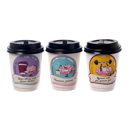 Metal puzzle “Perform in the morning”, cups, in showbox-4