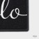 Rapid rug Ladom, 45 × 75 cm, PVC, black color