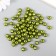 Set of beads "needlework" plastic, diameter 8 mm, 25 g, marsh-green