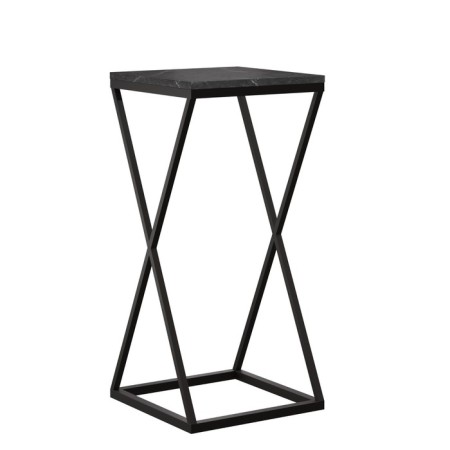 Flower stand Loft DQ Argo Plum, 350*350*732, Black Marble, M/K Black, MDF-2