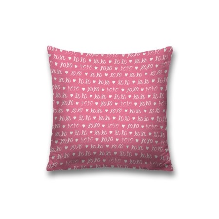 Decorative pillowcase "Watch Love", on lightning, size 45x45 cm
