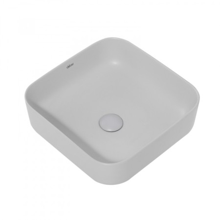 ABBER RECHTECK AC2211MLG shell, 385x385x135 mm, light gray, matte-1