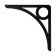 Decor bracket, 245x245, 2 pcs, black color