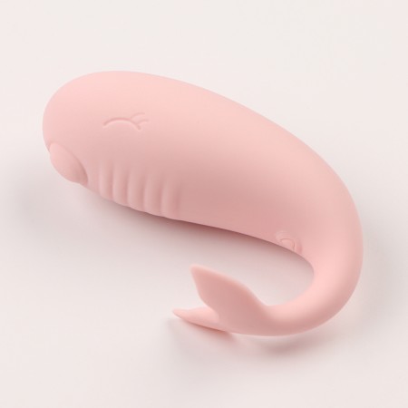 Vibroyaite with clitoral stimulation, G Spot, ZU USB, App control, Soft silicone, pink 106193-2