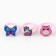 Ring 3 pcs with a tattoo "Cute Princess" 8 x 12 cm